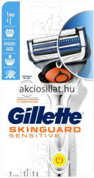 Gillette Skinguard Sensitive Flexball Power borotvakészülék + 1 betét + 1 elem