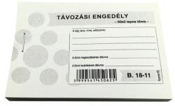 Nyomtatvány távozási engedély 50x2 (22498) - robbitairodaszer