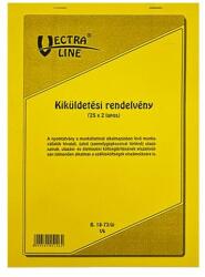 Vectraline Nyomtatvány kiküldetési rendelvény VECTRALINE álló 25x2 (B18-73/V)