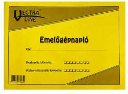 Vectraline Nyomtatvány emelőgépnapló VECTRALINE A/5 fekvő (VEC0023) - robbitairodaszer