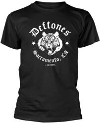 Deftones Tiger Sacramento Тениска с къс ръкав Black S (PH12950S)