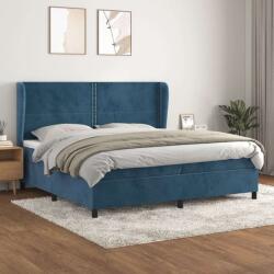 vidaXL Bársony Ágy Matraccal - 200x200 cm (3129175)