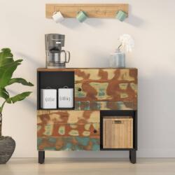vidaXL tömör 2 ajtós újrahasznosított fa tálalószekrény 80x33x75 cm (352923)