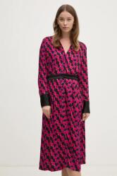 La Petite Française rochie PFREDOUTABLE culoarea roz, midi, evazată, PFREDOUTABLE 9BYH-SUD1O2_43A (PFREDOUTABLE)