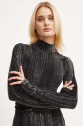 Diesel mânecă lungă de antrenament T-SLIMY culoarea negru, cu turtleneck, A14748.0AJCP 9BYH-BUD02Z_99X