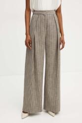 Boss pantaloni din lana lat, high waist, 50524040 9BYH-SPD0P1_MLC