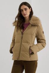 Lauren Ralph Lauren geaca de puf femei, culoarea bej, de iarna, 297957508 9BYH-KUD0UO_08X (297957508)