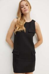 Elisabetta Franchi rochie culoarea negru, mini, evazată, AB65846E2 9BYH-SUD0H0_99X (AB65846E2)