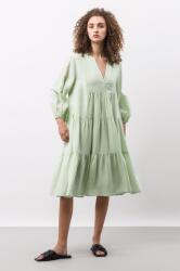 IVY & OAK Ivy & Oak rochie din in culoarea verde, mini, evazati PPYY-SUD15G_07X