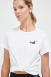 PUMA tricou femei, culoarea alb 586776 PPY8-TSD06K_00A