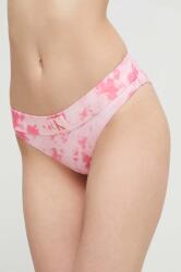 Calvin Klein chiloti de baie culoarea roz PPYX-BID0A2_30A (KW0KW02124.PPYX) Costum de baie dama