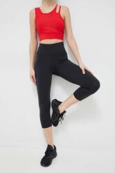 Reebok leggins de antrenament Lux culoarea negru, neted PPYX-LGD03D_99X (HS7796)