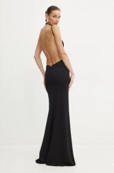 Elisabetta Franchi rochie culoarea negru, maxi, mulata, AB58642E2 NORBLIN PPYH-SUD2J8_99F