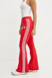 adidas Originals colanti Flared femei, culoarea rosu, cu imprimeu, IY7199 9BYH-SPD074_33X