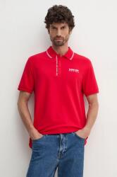 Red Bull Racing x Pepe Jeans Pepe Jeans tricou polo Red Bull Racing x Pepe Jeans bărbați, culoarea roșu, cu imprimeu, RM540001 9BYH-POM068_33X (RM540001)