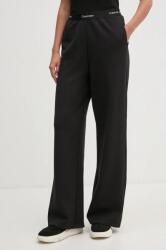 Calvin Klein Jeans pantaloni de trening culoarea negru, neted, J20J224684 9BYH-SPD10M_99X