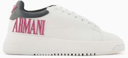 Giorgio Armani sneakers din piele culoarea alb, X3X024 XR127 C682 PPYH-OBD04L_00X