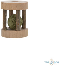 TRIXIE Játék Macskának Matatabi Henger Macskamenta Labdával 4x5cm - topdogmarket