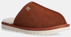 Tommy Hilfiger papuci de casa TH ELEVATED COMFORT HOME SLIPPER culoarea maro, FW0FW08396 9BYH-KLD00A_88X