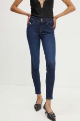 Diesel jeansi 2017 SLANDY femei, culoarea albastru marin, A04108.09J12 9BYH-SJD0DA_59J