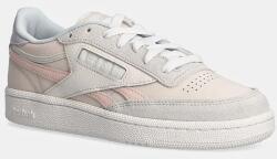 Reebok sneakers din piele Club C Revenge culoarea bej, 100201407 9BYH-OBD41U_12X