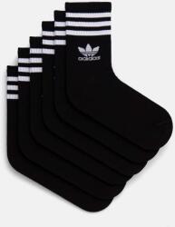 adidas Originals sosete Adicolor 6-pack culoarea negru, JE1829 9BYH-LGU025_99X