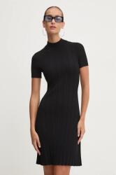 HUGO BOSS rochie culoarea negru, mini, evazati, 50514293 9BYH-SUD17N_99X