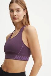 Hummel sutien sport Christel Seamless culoarea violet, melanj PPYH-BID1B2_49X (213753)