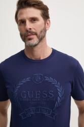 Guess tricou din bumbac barbati, culoarea bej, cu imprimeu, M4BI65. K9RM1 9BYH-TSM198_59X (M4BI65.K9RM1)