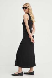 MARELLA rochie culoarea negru, midi, evazați, 2413621084200 2413620000000 PPYH-SUD0W3_99X