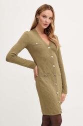 PINKO rochie culoarea verde, mini, dreaptă, 103974 A21T 9BYH-SUD07T_91X (103974.A21T)