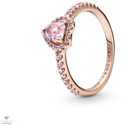 Pandora Emelkedett szív gyűrű 50-es méret - 188421C04-50