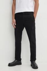 Calvin Klein pantaloni barbati, culoarea negru, mulata, K10K113281 9BYH-SPM0JF_99X (K10K113281)