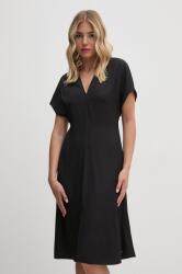 Calvin Klein rochie culoarea negru, mini, evazati, K20K207997 9BYH-SUD1A9_99X (K20K207997)