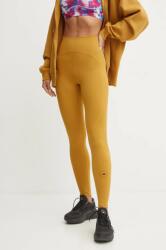 adidas by Stella McCartney leggins de antrenament TrueStrenght culoarea galben, neted, IY3428 9BYH-LGD0BW_18X (IY3428)