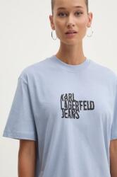 Karl Lagerfeld Jeans tricou din bumbac femei, 246J1712 9BYH-TSD1BZ_55X (246J1712)