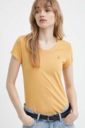 G-Star tricou din bumbac femei, culoarea portocaliu PPYH-TSD1HA_22X (D24533.B059)