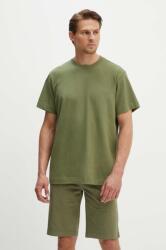 G-Star tricou din bumbac culoarea verde, uni 9BYX-TSM0UL_77X (D23471.C784)