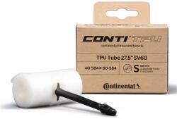Continental ContiTPU 27, 5, 27, 5x1, 50/2, 30 (40/60-584) MTB belső gumi, TPU, FV60 (60 mm hosszú presta szeleppel), 43g, fehér