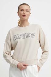 GUESS bluza SKYLAR femei, culoarea bej, cu imprimeu, V4GQ07 K8802 PPYH-BLD0LR_02X (V4GQ07.K8802)