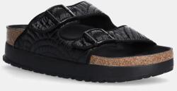 Birkenstock papuci Arizona Platform Flex Birkenstock x Papillio femei, culoarea negru, cu platforma, 1028422 9BYH-KLD00P_99X (1028422)