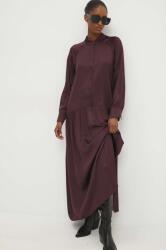 ANSWEAR rochie culoarea bordo, midi, dreaptă BMYH-SUD09M_83X (d913265330.ims)