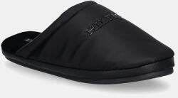 Tommy Hilfiger papuci de casa NYLON HILFIGER HOUSE SHOE culoarea negru, FM0FM05225 9BYH-OBM0WA_99X (FM0FM05225)