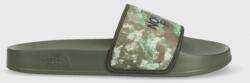 The North Face papuci BASE CAMP SLIDE III barbati, culoarea verde PPYX-KLM03H_87X (NF0A4T2RIYL1)