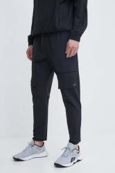 Reebok pantaloni Active Collective barbati, culoarea negru, cu fason cargo, 100075607 PPYH-SPM0PY_99X (100075607)