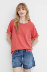 G-Star Raw tricou din bumbac femei, culoarea rosu PPYH-TSD1IL_33X