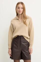 Max Mara pulover de lana femei, culoarea bej, 2425366152600 9BYH-SWD0IL_08X