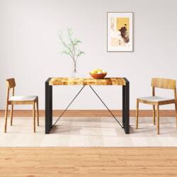 vidaXL tömör nyers mangófa étkezőasztal 120 cm (243996) - vidaxl
