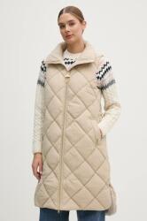 Barbour vesta Leverton Puffer Gilet femei, culoarea bej, de iarna, LGI0171 9BYH-KUD0NE_80A (LGI0171)