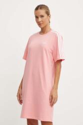 Adidas rochie din bumbac Essentials culoarea roz, mini, drept, IY4242 9BYH-SUD0LH_30X (IY4242)